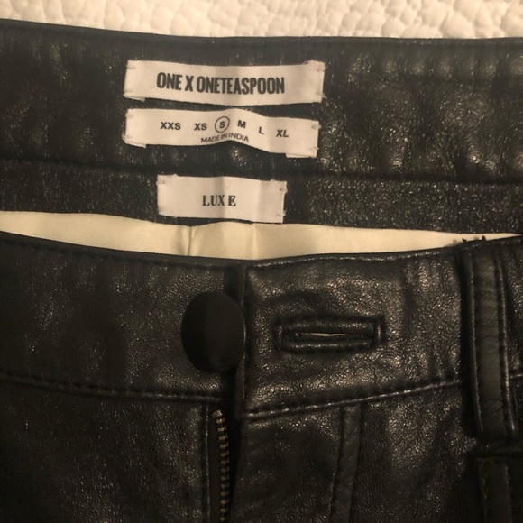 One teaspoon yoko leather shorts NWT - Picture 5 of 7